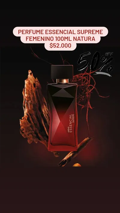 Perfume Essencial Supreme femenino 100ml Natura 