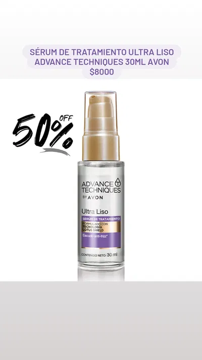Sérum de Tratamiento Ultra Liso Advance Techniques 30ml Avon