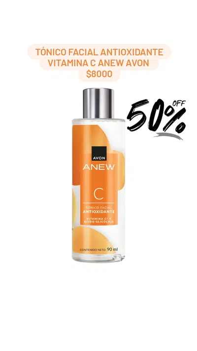 Tónico Facial Antioxidante Vitamina C Anew Avon