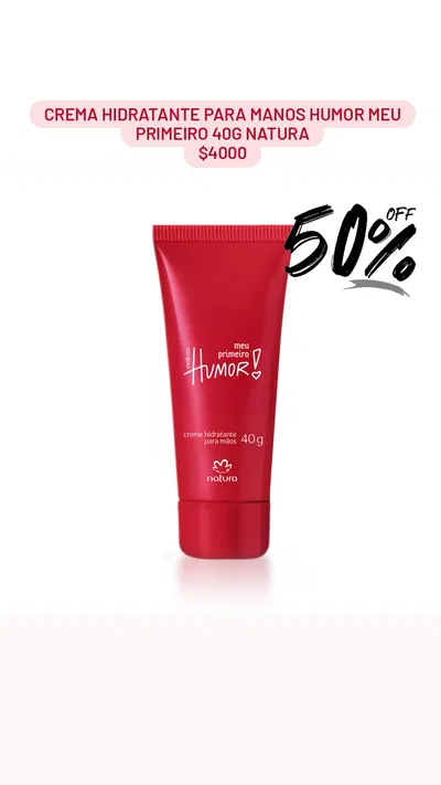 Crema Hidratante para Manos Humor Meu Primeiro 40g Natura