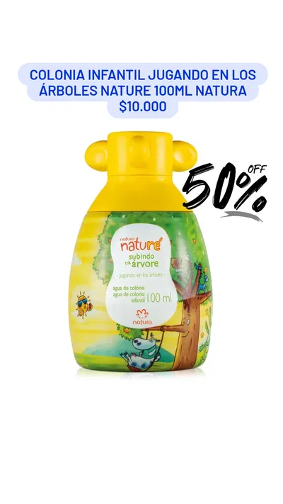 Colonia Infantil Jugando en los Árboles Nature 100ml Natura 