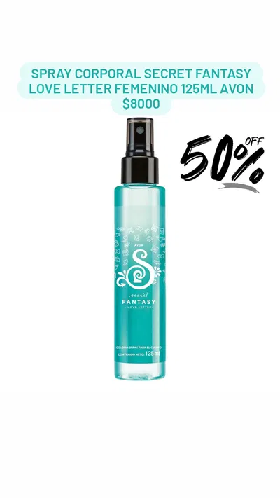 Spray Corporal Secret Fantasy Love Letter femenino 125ml Avon
