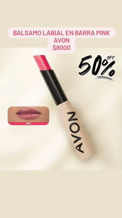 Balsamo Labial en barra Pink Avon