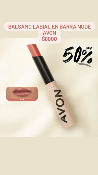 Balsamo Labial en barra Nude Avon