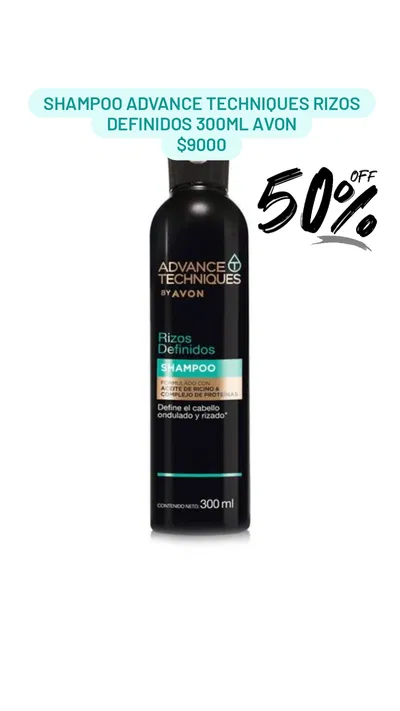 Shampoo Advance Techniques Rizos Definidos 300ml Avon