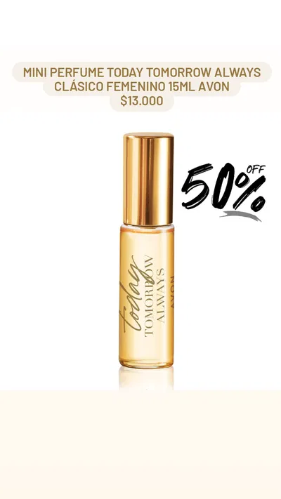 Mini Perfume Today Tomorrow Always Clásico Femenino 15ML Avon