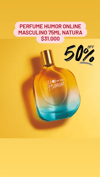 Perfume Humor Online masculino 75ml Natura 