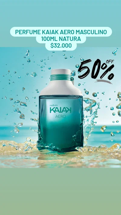 Perfume Kaiak Aero masculino 100ml Natura 