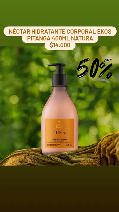 Néctar Hidratante Corporal Ekos Pitanga 400ml Natura