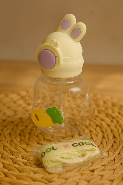 Botella de Agua Carrot Bunny 750ml Blanco
