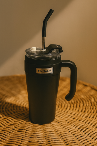 Vaso Termico Quencher 900ml Pastel Negro