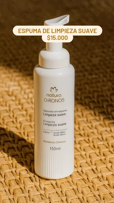 Espuma de Limpieza Suave Chronos Natura 