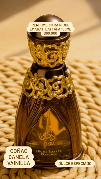 Perfume Zikra Niche Emarati Lattafa