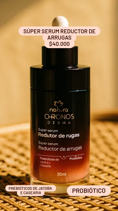 Super Sérum Reductor de Arrugas Chronos Natura 