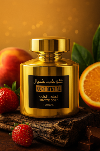 Perfume Confidential Private Gold Lattafa 100ml