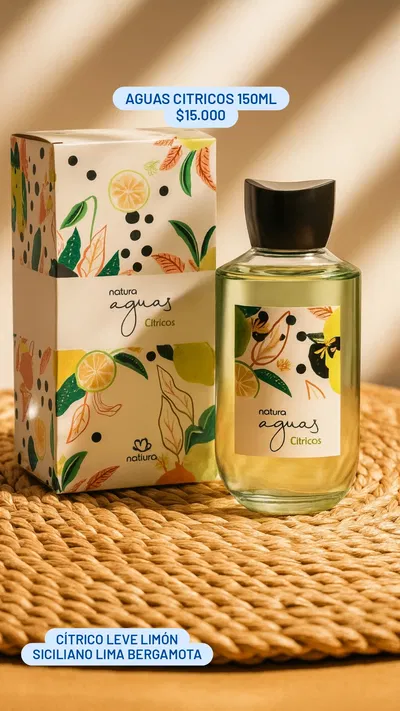 Aguas Citricos 150ml Natura 