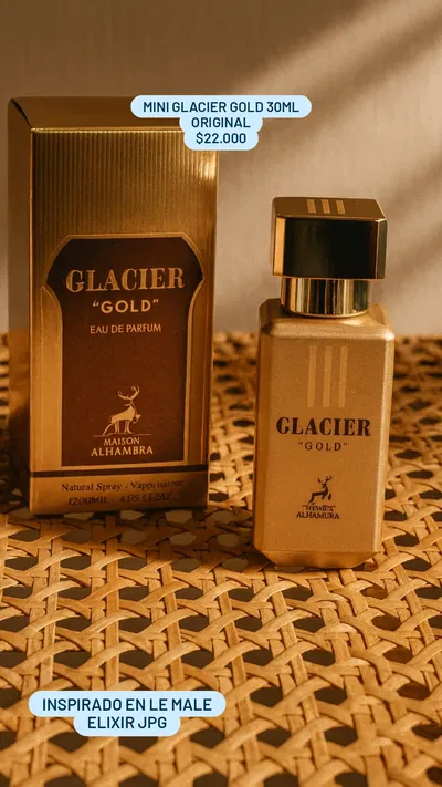 Mini Perfume Glacier Gold Maison Alhambra 30ml