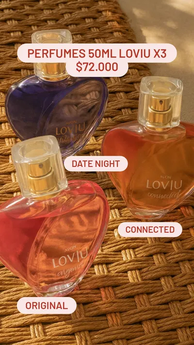 Kit Perfumes LovIU 50ml x3 Avon