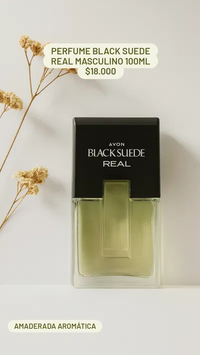 Perfume Black Suede Real masculino 100ml Avon