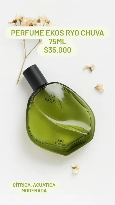 Perfume Ekos Ryo Chuva 75ml Natura 