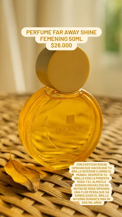 Perfume Far Away Shine femenino 50ml Avon