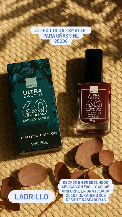 Ultra Color Esmalte para Uñas 9 ml Ladrillo Avon