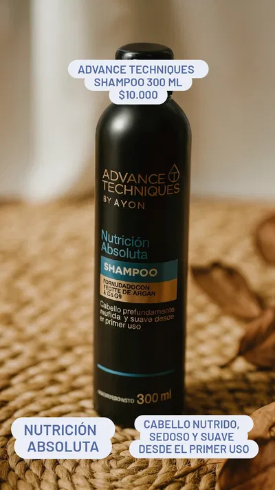 Shampoo Advance Techniques Nutrición Absoluta 300ml Avon