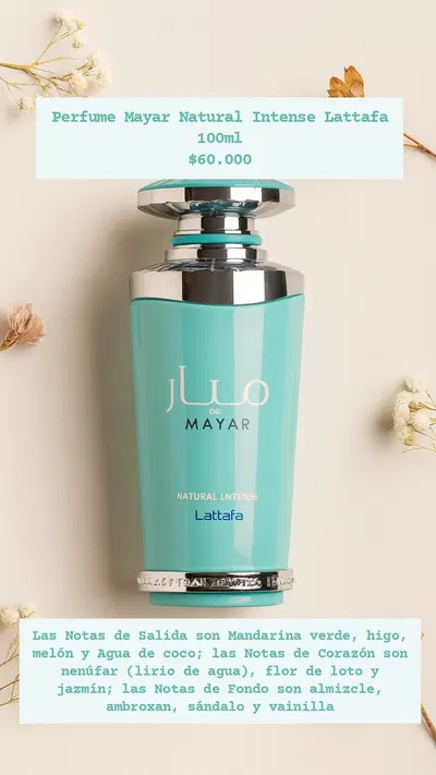 Perfume Mayar Natural Intense Lattafa 100ml
