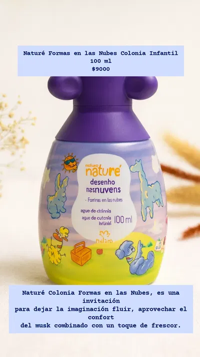 Colonia Infantil Formas en las Nubes Nature 100ml Natura 