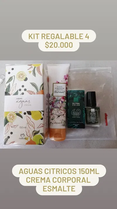 Kit Regalable 4 Natura Avon