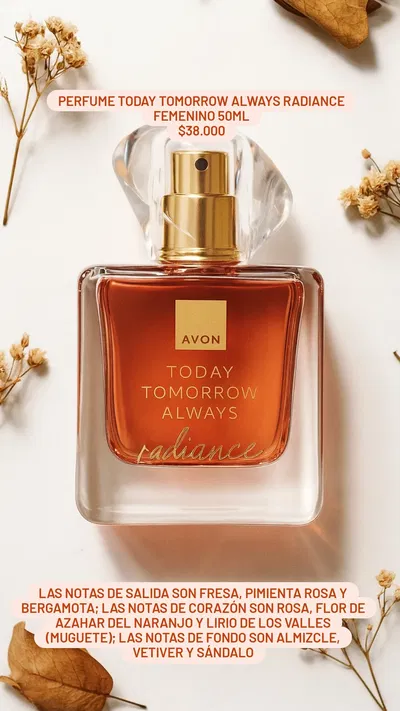 Perfume Today Tomorrow Always Radiance femenino 50ml Avon