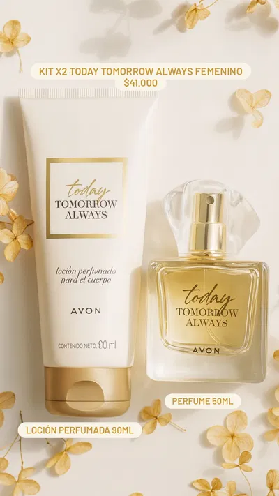 Kit x2 Today Tomorrow Always femenino Avon