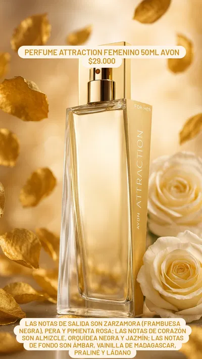 Perfume Attraction femenino 50ml Avon
