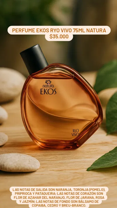 Perfume Ekos Ryo Vivo 75ml Natura 