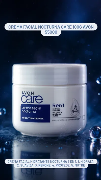Crema Facial Nocturna Care Avon 