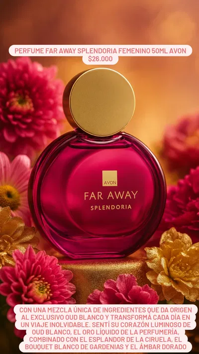 Perfume Far Away Splendoria femenino 50ml Avon