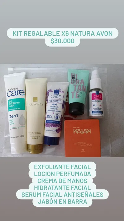 Kit Regalable x6 Natura Avon