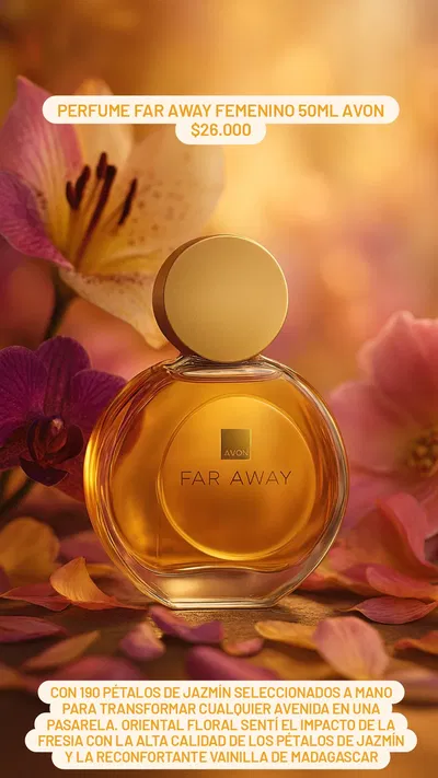 Perfume Far Away femenino 50ml Avon