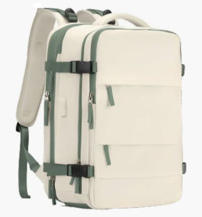 Mochila de Viaje Alaska Expandible Beige