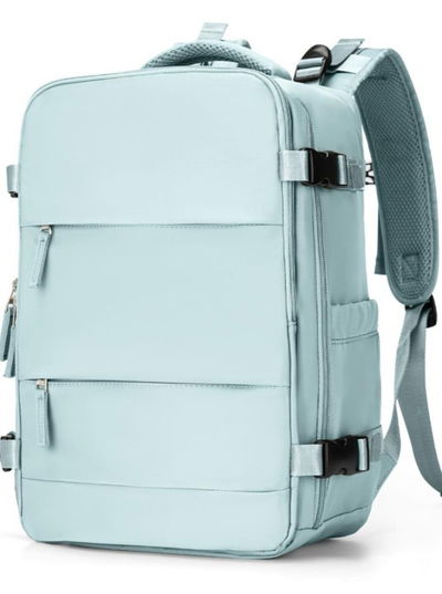 Mochila de Viaje Alaska Expandible Verde Agua