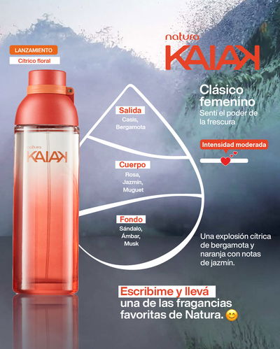 Perfume Kaiak Clásico femenino 100ml Natura 