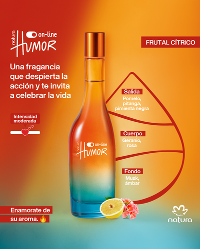 Perfume Humor Online femenino 75ml Natura 
