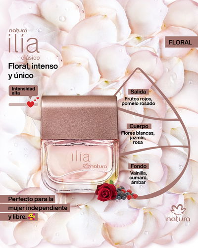 Perfume Ilia Clásico femenino 50ml Natura 