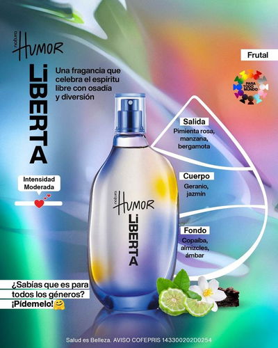 Perfume Humor Liberta 75ml Natura 