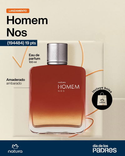 Perfume Homem Nos masculino 100ml Natura 