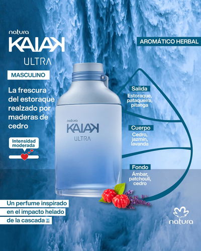 Perfume Kaiak Ultra masculino 100ml Natura 