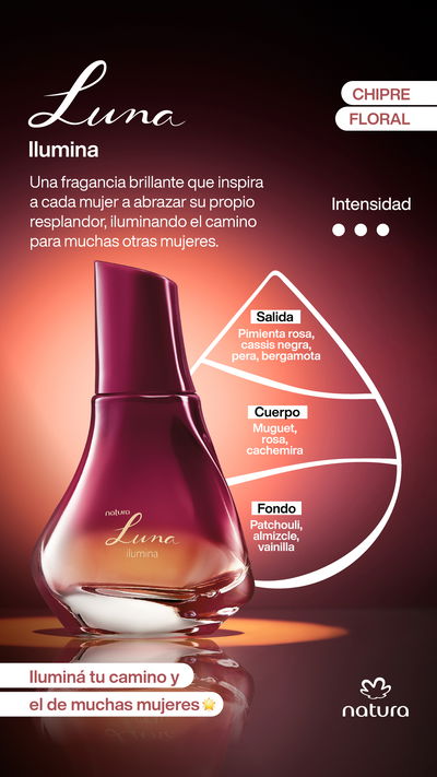 Perfume Luna Ilumina femenino 50ml Natura 