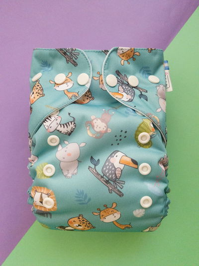 Pañal ecológico "Selva" multitalle ted de pul importado