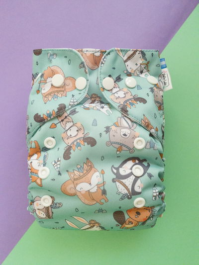 Pañal ecológico "Indiecitos" multitalle ted de pul importado