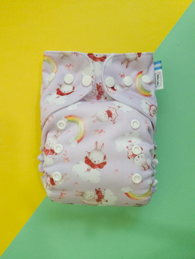 Pañal ecológico "Bailarinas" multitalle ted de pul importado